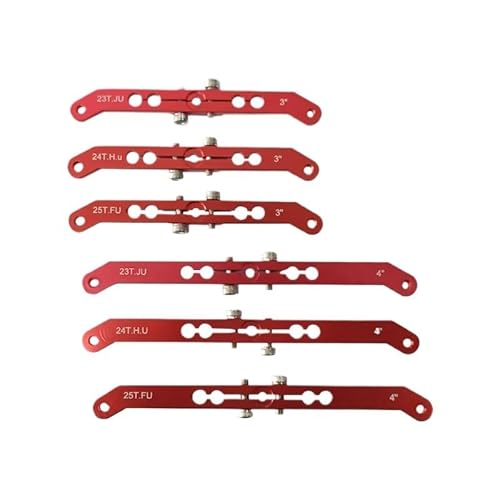 AFCAHEH US System JR Hitec Futaba 23T/24T/25T CNC Aluminiumlegierung Servohorn Doppelarm 3-4 Zoll for RC Elektroflugzeuge Teile(1 pc 3inch Hitec) von AFCAHEH