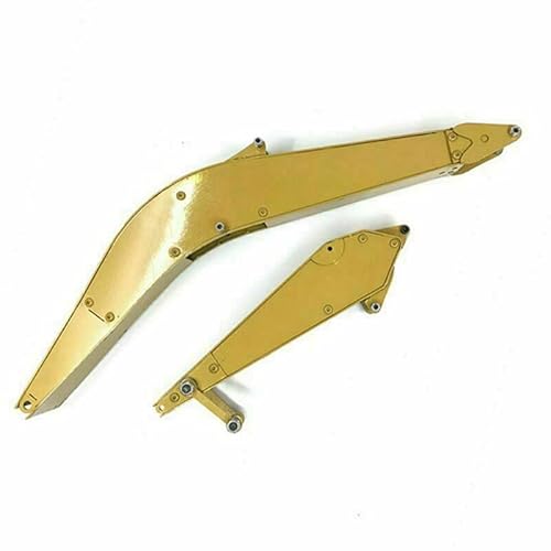 AFCAHEH Upgrade Vollmetall-Groß- und Kleinarm for HUINA 1550 RC Crawler Car 15CH 2.4G 1:14 RC Bagger Metallarm-Teilezubehör von AFCAHEH