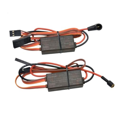 AFCAHEH Ver2.0 Universal On Board Glow System Methanol-Motorzündung mit LED-Anzeige for OS YS Saito HSP RC-Autoflugzeug(90 Degree HAT) von AFCAHEH