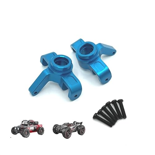 AFCAHEH Verbesserte Teile #14230B Aluminiumlegierung Lenkbecher for MJX Hyper Go 14209 14210 1/14 R/C Autos RC Trucks(Blauw) von AFCAHEH