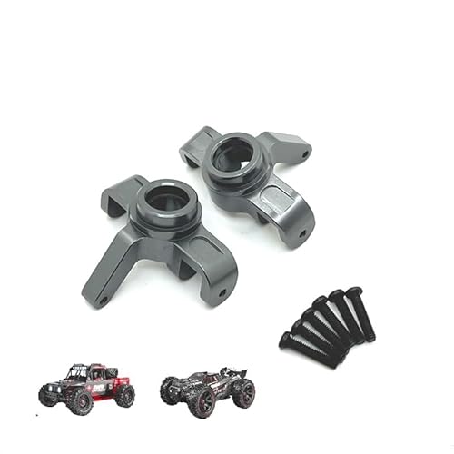 AFCAHEH Verbesserte Teile #14230B Aluminiumlegierung Lenkbecher for MJX Hyper Go 14209 14210 1/14 R/C Autos RC Trucks(Dark Grey) von AFCAHEH