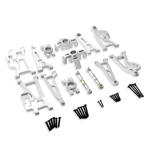 AFCAHEH Vollmetall-Upgrade-Teilezubehör for MJX Hyper Go 1/14 14209 14210 H14BM RC-Auto aus Aluminiumlegierung, DIY-Upgrade-Zubehör(SR) von AFCAHEH