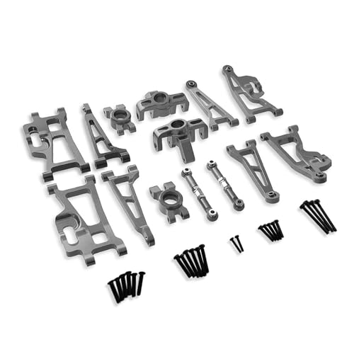 AFCAHEH Vollmetall-Upgrade-Teilezubehör for MJX Hyper Go 1/14 14209 14210 H14BM RC-Auto aus Aluminiumlegierung, DIY-Upgrade-Zubehör(TI) von AFCAHEH