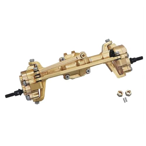 AFCAHEH Vorderachse RC Upgrade Teil Messing CNC Rc Vorderachse for FMS FCX18 FCX24 1/24 RC Auto Upgrade Teil(Golden) von AFCAHEH