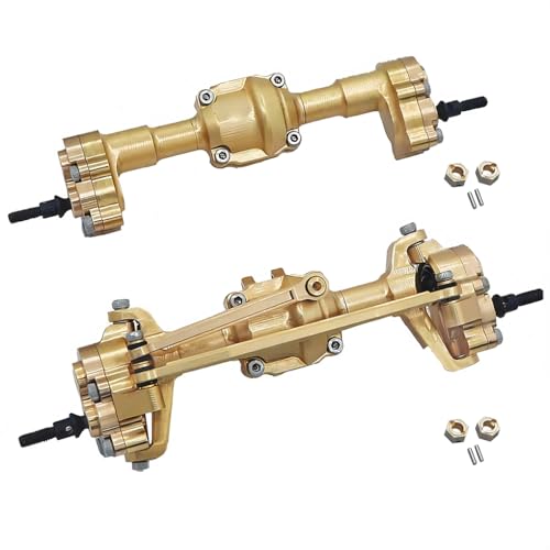 AFCAHEH Vorderachse RC Upgrade Teil Messing CNC Rc Vorderachse for FMS FCX18 FCX24 1/24 RC Auto Upgrade Teil(Set) von AFCAHEH