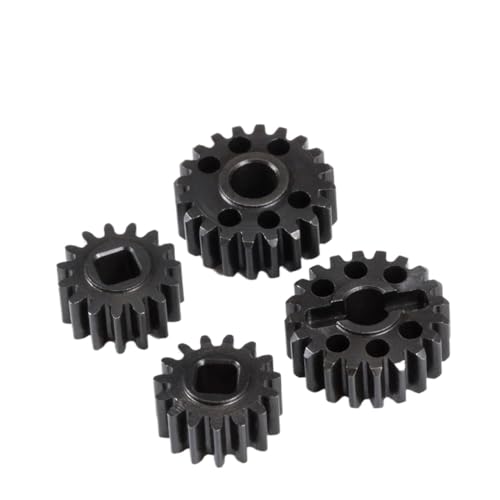 AFCAHEH Wärmebehandelter Stahl 15T/20T 14T/21T 12T/23T Portal-Getriebesatz Overdrive-Getriebe for 1/10 Axial Capra F9 SCX10 III AR45 Portalachse(15T 20T) von AFCAHEH
