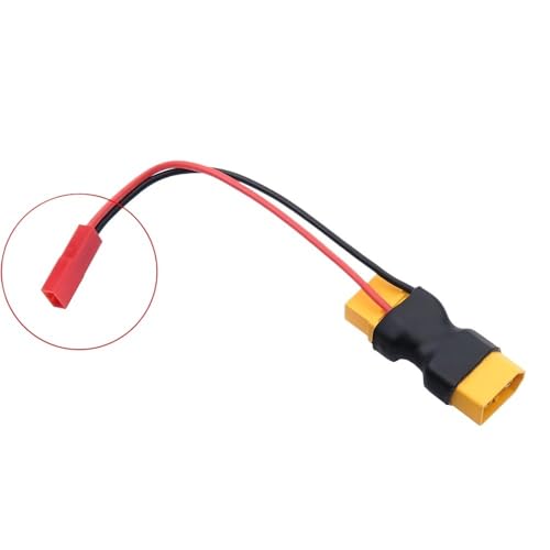 AFCAHEH XT60 Stecker auf Buchse JST Buchse/Stecker Inline-Netzteil Lipo-Anschluss for RC-Batterie Lipo-Modell-Zubehör(XT60 with JST Male) von AFCAHEH