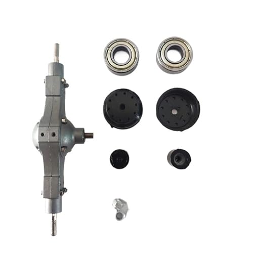 AFCAHEH for 1/24 RC LKW Dumper Traktor LKW DIY Modell Metall Differential Hinterachse(Set 2) von AFCAHEH
