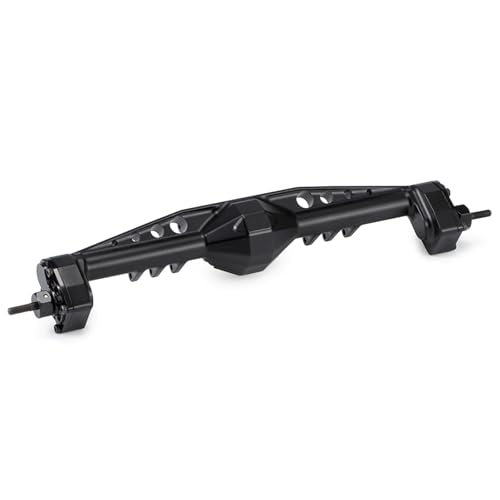 AFCAHEH for CNC Aluminium F9 Offset Portal Achse mit Servo Halterungen for 1/10 RC Crawler Axial Capra 1,9 UTB LCG Chassis Cheater Rigs(Silver Axle F-R) von AFCAHEH