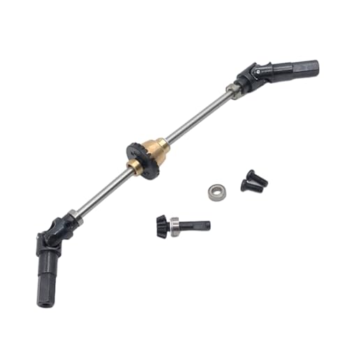 AFCAHEH for MN D90 Metall Differential Vorne Hinterachse Stahl Getriebe Antriebswelle 1/12 RC Auto Upgrade Teile von AFCAHEH