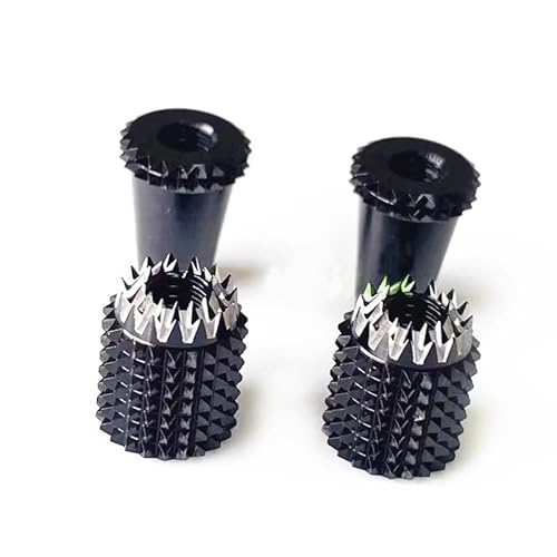 AFCAHEH for RC Remote Controller Aluminum Gimbal Thumb Stick Ends M3 M4 Anti-Slipping Cap for FrSky JR Futaba Spektrum Radiomaster Part(1 Pair M3 Black) von AFCAHEH