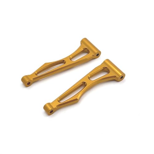 AFCAHEH for SCY 16101 16102 16103 RC Auto Upgrade Teile Shell Mount Rear Hub Carrier Stoßdämpfer Turm Rear Lower Arm Rear Upper Arm(Golden Upper arm) von AFCAHEH