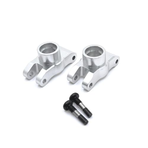 AFCAHEH for SCY 16101 16102 16103 RC Auto Upgrade Teile Shell Mount Rear Hub Carrier Stoßdämpfer Turm Rear Lower Arm Rear Upper Arm(Silver Hub Carrier) von AFCAHEH