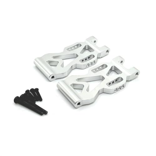 AFCAHEH for SCY 16101 16102 16103 RC Auto Upgrade Teile Shell Mount Rear Hub Carrier Stoßdämpfer Turm Rear Lower Arm Rear Upper Arm(Silver Rear Lower AR) von AFCAHEH