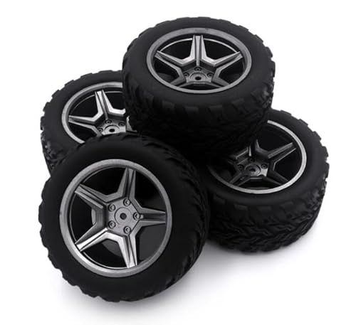 AFCAHEH for WLt-oys 12409 104009 12402-A A323-01 for RC Auto Teile Vorder-und hinterrad naben von Reifen(1set) von AFCAHEH