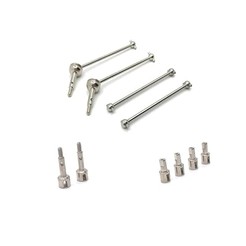 AFCAHEH for WLt-oys 144001 144010 124016 124017 124018 124019 124007 for RC-Auto-Ersatzteile Metall-Upgrade CVD-Hundeknochen-Differentialbecher Achsbecher(Light Grey) von AFCAHEH