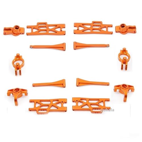 AFCAHEH for WLtoys 104009 104016 104018 12402A 12404 12409 104019 1/12 RC Autoteile Upgrade-Zubehör-Kit for Crash Plate Steering Cup Block(Blauw) von AFCAHEH