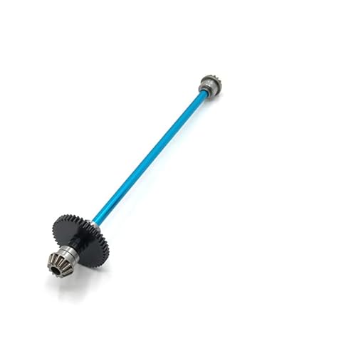 AFCAHEH for Wltoys 144001 144002 144010 Center Drive Shaft Assembly Stahl Reduktion Getriebe 27T Motor Getriebe 1/14 RC Auto Upgrade Teile(Blauw) von AFCAHEH