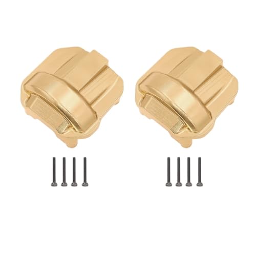 AR44 Achse Messing Differential Abdeckung Achsschenkel C-Hub Link Halterungen Gegengewicht for 1/10 AXIAL SCX10 II 90046 Upgrade Teile(C 2Pcs) von AFCAHEH