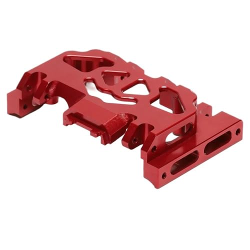 Aluminium 91MM Medium Getriebe Box Chassis Basis 8238 for RC Auto Traxxas TRX4 TRX6 Defender G500 Ford Unmontiert Kit(Rood) von AFCAHEH