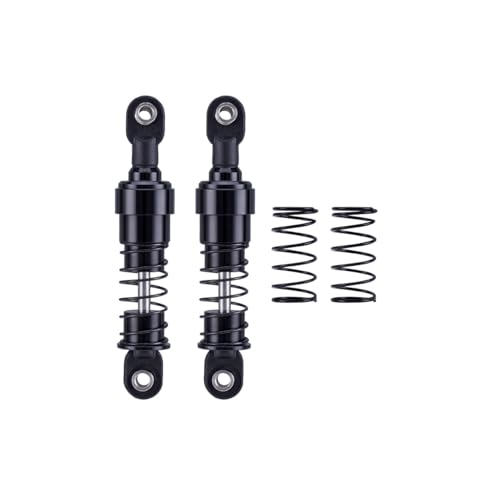 Aluminium Big Bore Schocks 75/85/95/105/115mm Öl Dämpfer for 1/10 RC Crawler LCG Cheater Rigs SCX10 TRX4 Gamde R1 Comp Builds DIY(Black 75mm 2pcs) von AFCAHEH