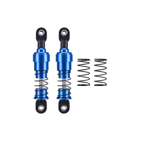 Aluminium Big Bore Schocks 75/85/95/105/115mm Öl Dämpfer for 1/10 RC Crawler LCG Cheater Rigs SCX10 TRX4 Gamde R1 Comp Builds DIY(Blue 75mm 2pcs) von AFCAHEH