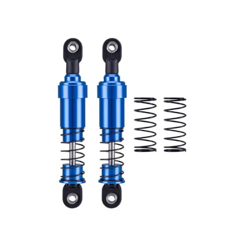 Aluminium Big Bore Schocks 75/85/95/105/115mm Öl Dämpfer for 1/10 RC Crawler LCG Cheater Rigs SCX10 TRX4 Gamde R1 Comp Builds DIY(Blue 85mm 2pcs) von AFCAHEH