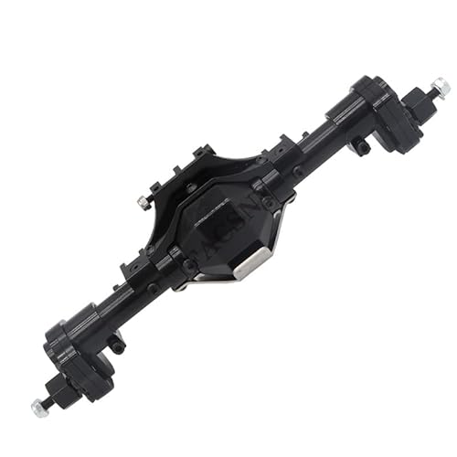 Aluminiumlegierung CNC eloxiert vorne hinten Portalachse for 1/10 RC Crawler Auto Axial SCX10 II 90046 90047 RGT ex86100 Upgrade-Teile(Black Rear) von AFCAHEH