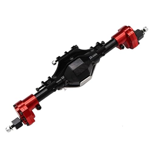 Aluminiumlegierung CNC eloxiert vorne hinten Portalachse for 1/10 RC Crawler Auto Axial SCX10 II 90046 90047 RGT ex86100 Upgrade-Teile(Red Rear) von AFCAHEH