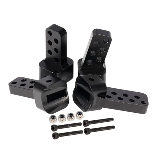Aluminiumlegierung Rear Upper Link Riser Anti-Squat-Halterungen for AR44-Achse 1/10 RC Rigs Crawler Axial SCX10 II Chassis DIY-Upgrade(Zwart) von AFCAHEH