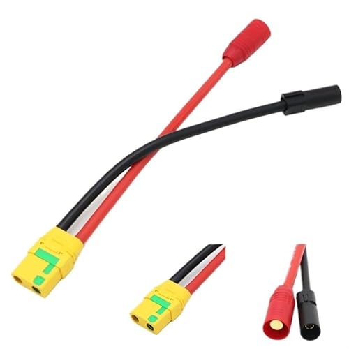 Amass EC5 /XT60 /XT90S Buchse auf XT150 / AS150 Stecker/Buchse Adapterstecker 10AWG 15CM Kabel for Rc Batterie Rc Drone(XT90S to AS150) von AFCAHEH