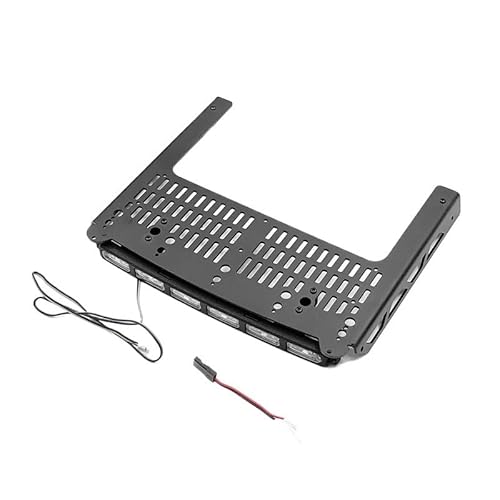 Dachgepäckträger + Scheinwerfer + Warnleuchte for Traxxas TRX6 Ultimate RC Hauler RC Spielzeugteile(White) von AFCAHEH