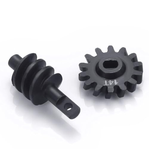 Differential Diff Wurm Getriebe Set 12T 13T 14T 16T for 1/24 RC Crawler Auto Axial SCX24 Gladiator Upgrade Teile(13T) von AFCAHEH