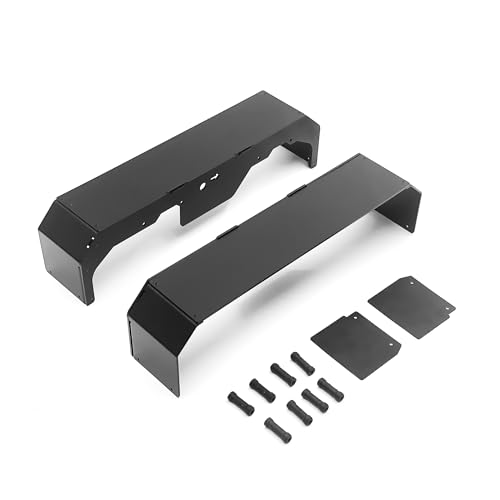 Edelstahl + ABS + Gummimaterial Hinterradabdeckung + Kotflügel for Traxxas TRX6 Ultimate RC Hauler RC-Spielzeugteile von AFCAHEH