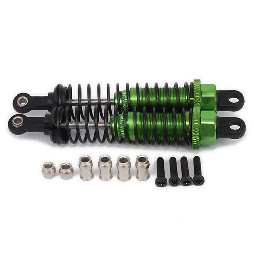 Einstellbare Legierung 80mm Stoßdämpfer Dämpfer for Traxxas Buggy LKW Hpi Hsp Losi Axial Tamiya Redcat(Green) von AFCAHEH