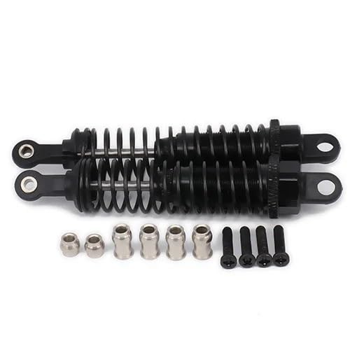 Einstellbare Legierung 80mm Stoßdämpfer Dämpfer for Traxxas Buggy LKW Hpi Hsp Losi Axial Tamiya Redcat(Zwart) von AFCAHEH