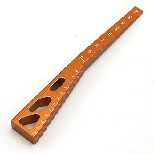 Einstellbares Lineal for Einstellen der Höhe und des Felgensturzes von RC-Autos um 15 Grad, Hobby-Werkzeuge, CNC, for RC-Autos 1/8 1/10 Tamiya HSP HPI(Style B Gold) von AFCAHEH