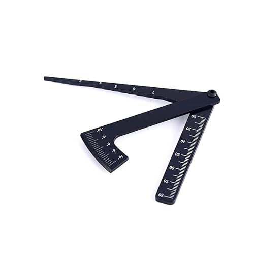 Einstellbares Lineal for Einstellen der Höhe und des Felgensturzes von RC-Autos um 15 Grad, Hobby-Werkzeuge, CNC, for RC-Autos 1/8 1/10 Tamiya HSP HPI(Style C Black) von AFCAHEH