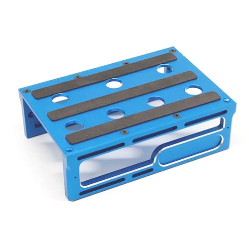 Metall-Reparaturstation, Arbeitsständer, Montageplattform for 1/10 1/8 RC-Auto, Traxxas TRX-4, Axial SCX10 90046, D90, RC-Crawler, Tamiya, HSP(Blauw) von AFCAHEH