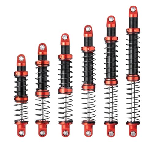 Metall Stoßdämpfer Einstellbare Dämpfer 75/85/95/105/115/125mm for 1/10 RC Crawler Auto Axial SCX10 TRX4 TRX6 D90(85mm-2PCS) von AFCAHEH