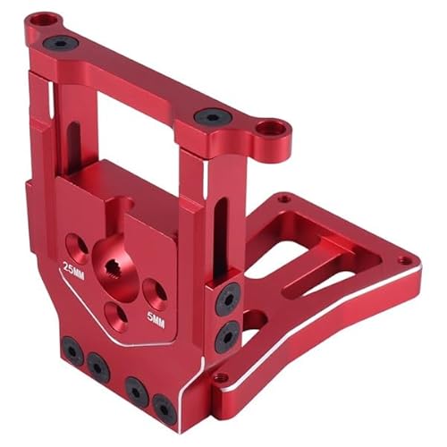 Metall Verbesserte Motor Halterung Sitz Schnelle Demontage for TRAXXAS 1/5 X-Maxx XMAXX 6S 8S 1/6 XRT RC Auto Upgrade Teile(Rood) von AFCAHEH