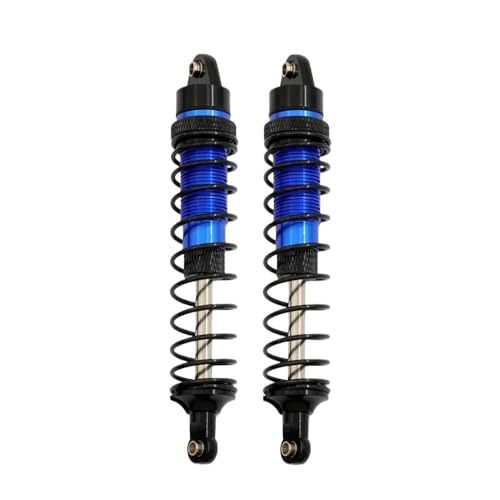Metall Vorne Und Hinten Stoßdämpfer for Trxs Slash 4X4 ARRMA SENTON 4WD Typhon 1/10 RC Auto Upgrades Teile(Blue Front) von AFCAHEH
