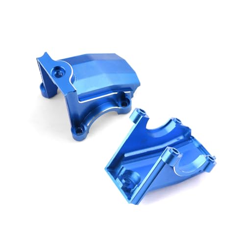 Metall Vorne und Hinten Diff Gehäuse Getriebe Abdeckung for Traxxas 1/5 X-MAXX 6S 8S 1/6 XRT 8S RC Auto Modell Spielzeug Upgrade Teile for DIY(BU) von AFCAHEH