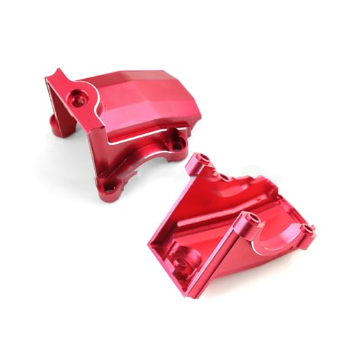 Metall Vorne und Hinten Diff Gehäuse Getriebe Abdeckung for Traxxas 1/5 X-MAXX 6S 8S 1/6 XRT 8S RC Auto Modell Spielzeug Upgrade Teile for DIY(RD) von AFCAHEH