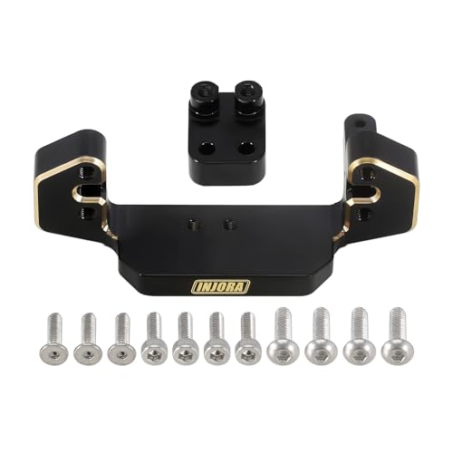 Schwarz beschichteter Messing-Servohalter 65 g for 1/10 RC Crawler FMS FCX10 von AFCAHEH