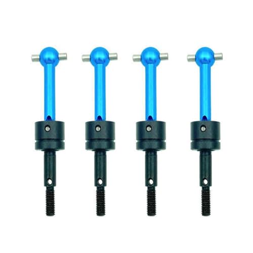 for RC Auto CVD Metall Universal Antriebswelle for 1/10 Tamiya TT-01 TT01 TT-02 TT02 TA04 53792 RC Auto Upgrade Teile(Blue 4pcs) von AFCAHEH