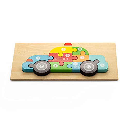 AFH 3-D Puzzle Zähllernhilfe 1-10 | Auto AFH 3-D Puzzle Zähllernhilfe 1-10 | Auto von AFH Webshop