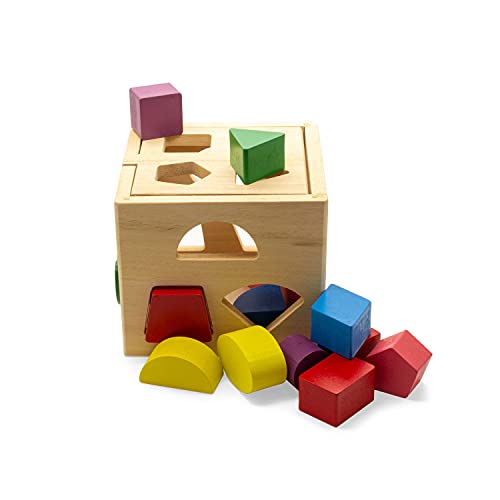 AFH Webshop Puzzelbox Geo mit geometrischen Formen Motorikwürfel Steckspiel AFH Webshop Puzzelbox Geo mit geometrischen Formen Motorikwürfel Steckspiel von AFH Webshop