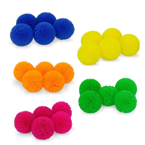 AFH Wuschelball Farbmix | Anti Stressball, Knautschball, Stressball | Verschiedene Set-Größen (5) von AFH Webshop