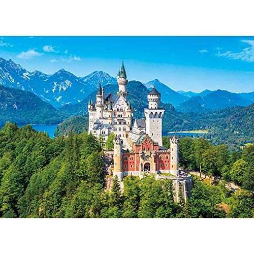 100 Teile/Bayas glitzerndes Schloss Neuschwanstein Puzzle, japanische Landschaft, Puzzlespiel, modisches kreatives Geschenk, 45,5 x 35,5 cm 100 Teile/Bayas glitzerndes Schloss Neuschwanstein Puzzle, japanische Landschaft, Puzzlespiel, modisches kreatives Geschenk, 45,5 x 35,5 cm von AFHMZ
